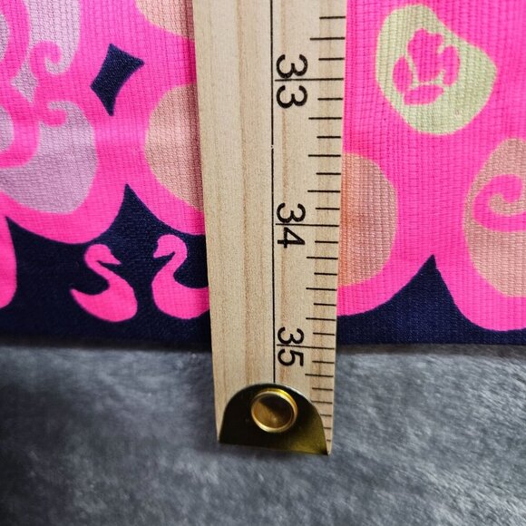 Lilly Pulitzer Dress Womens 6 Navy Delia Shift Fountain Hopping Engineered NEW - Picture 11 of 11